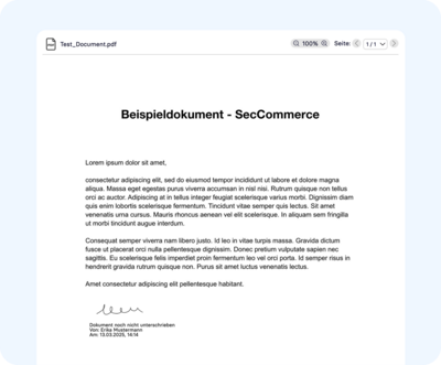 PortiQ Beispiel Dokument